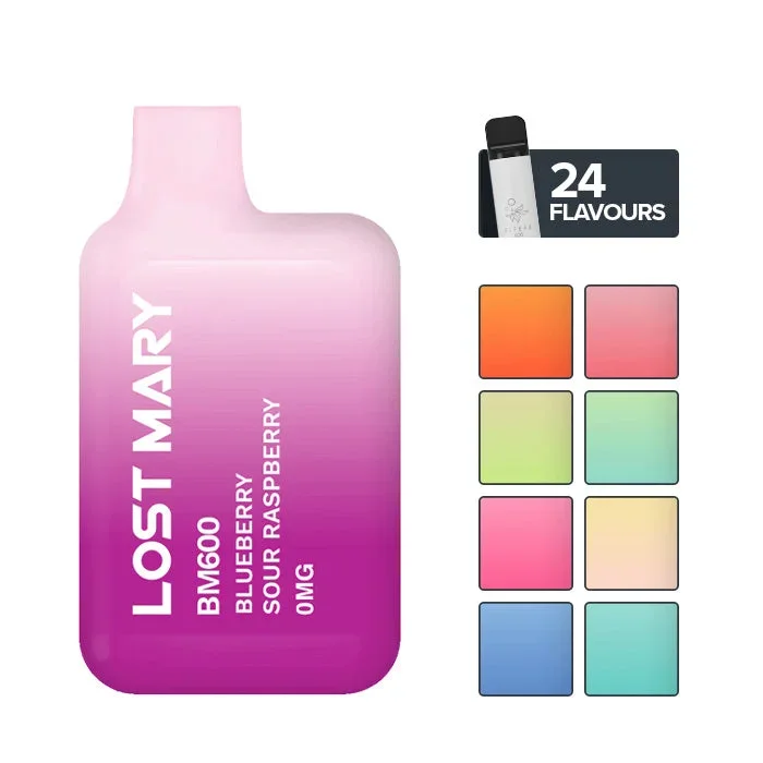 Lost Mary BM600 Nicotine Free (0mg) Disposable Vape