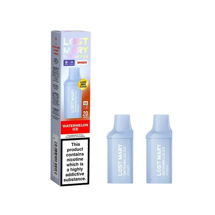 Lost Mary BM600 Watermelon Ice Prefilled Replacement Pods