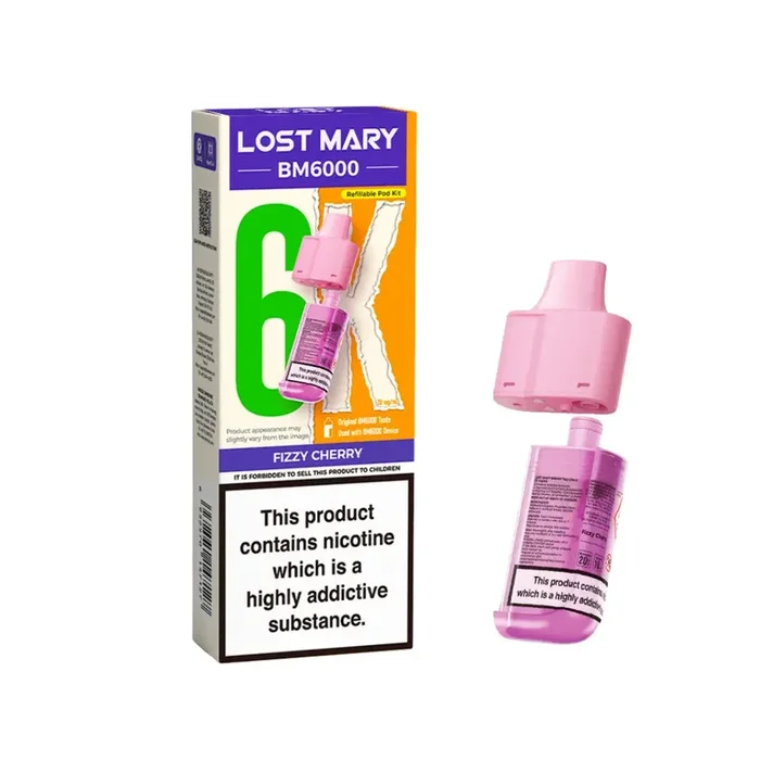 Lost Mary BM6000 Fizzy Cherry Refill Pod