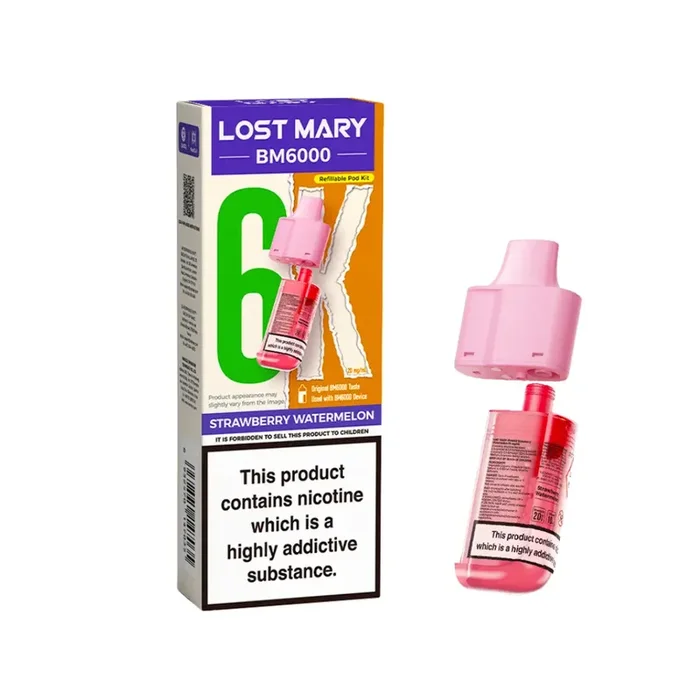 Lost Mary BM6000 Strawberry Watermelon Refill Pod