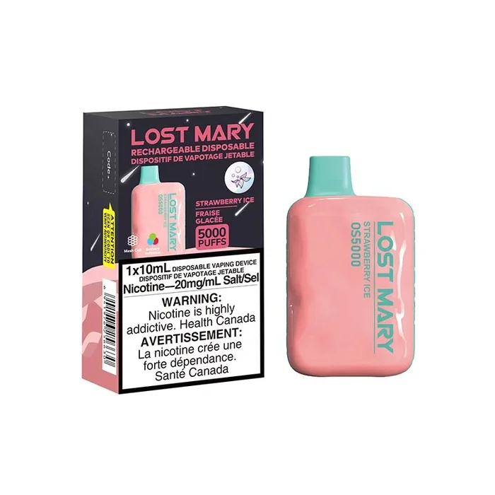 Lost Mary OS5000 Disposable – Strawberry Ice