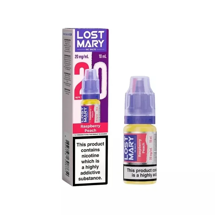Lost Mary Raspberry Peach 10ml Nic Salt