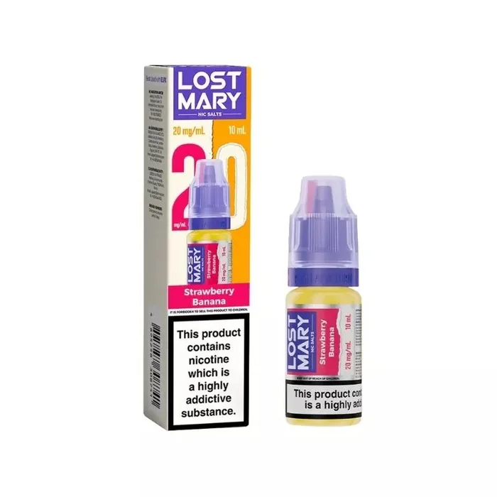 Lost Mary Strawberry Banana 10ml Nic Salt