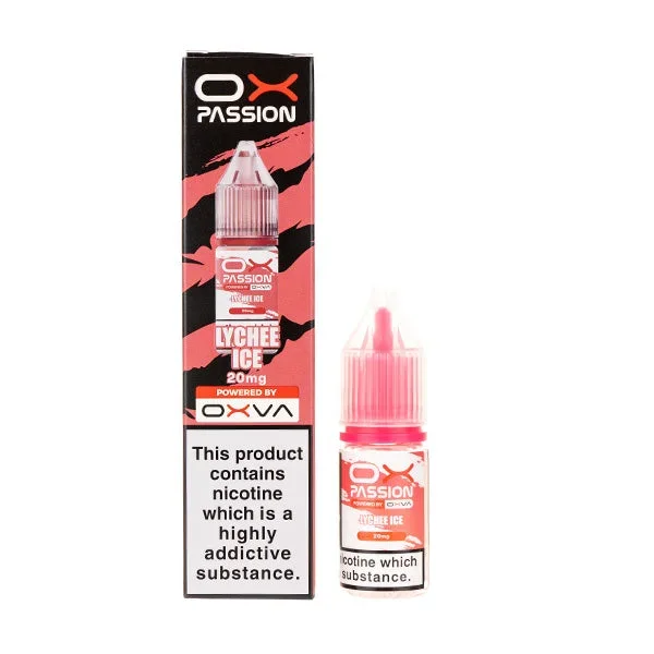 Lychee Ice Nic Salt E-Liquid by Oxva Ox Passion