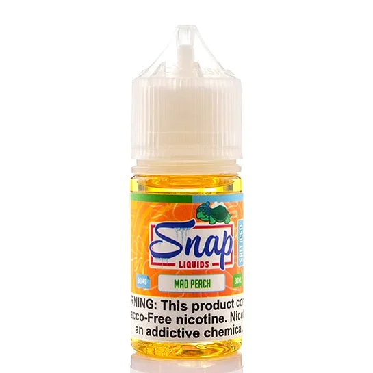 Mad Peach Iced Salt – Snap E-Juice