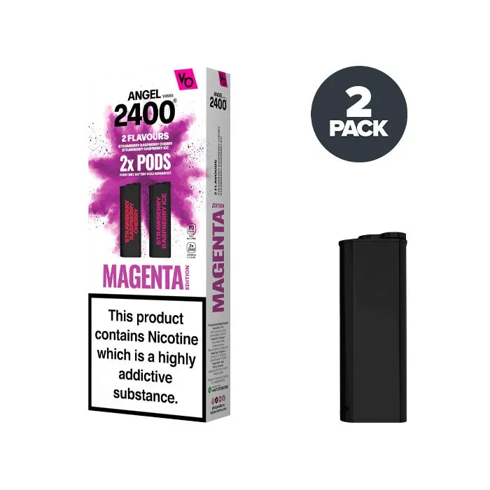 Magenta Edition Angel 2400 Pre-filled Pods by Vapes Bars
