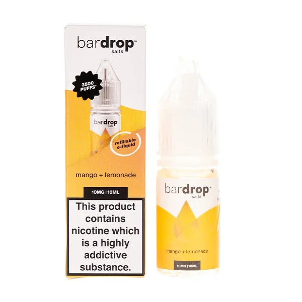 Mango Lemonade Nic Salt E-liquid by Bar Drop