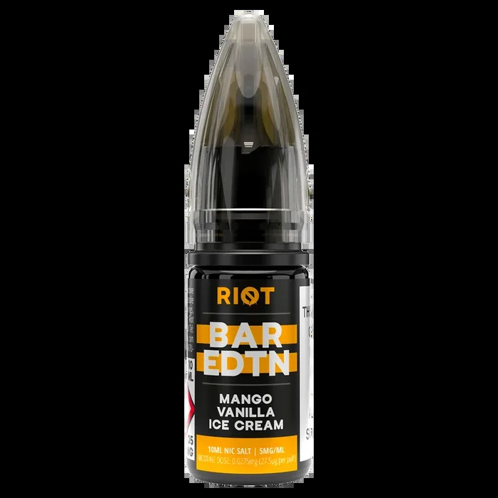 Mango Vanilla Riot Bar EDTN Nic Salt 10ml