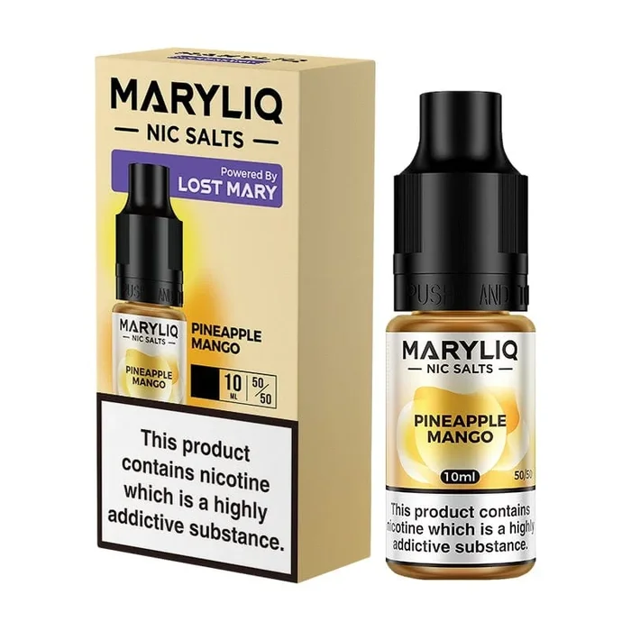 Maryliq Salt E-liquid – Pineapple Mango by Lost Mary