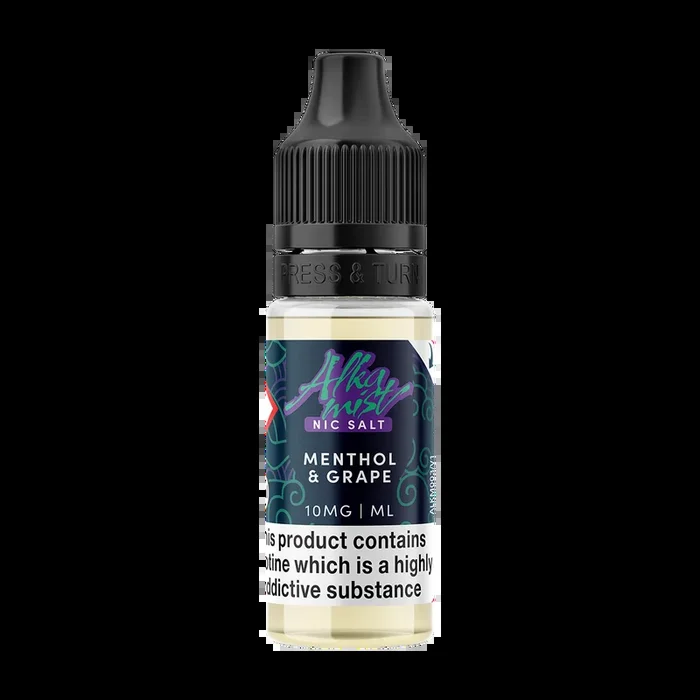 Menthol & Grape Nic Salt by Alka Mist 10ml