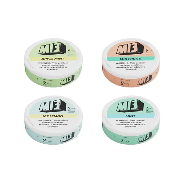 MI3 – Nicotine Pouches 9mg – 20 Pouches
