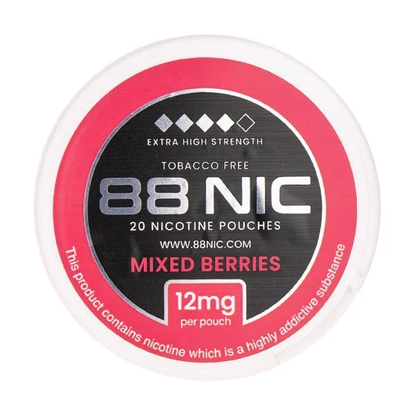 Mixed Berries Nicotine Pouches by 88 Nic