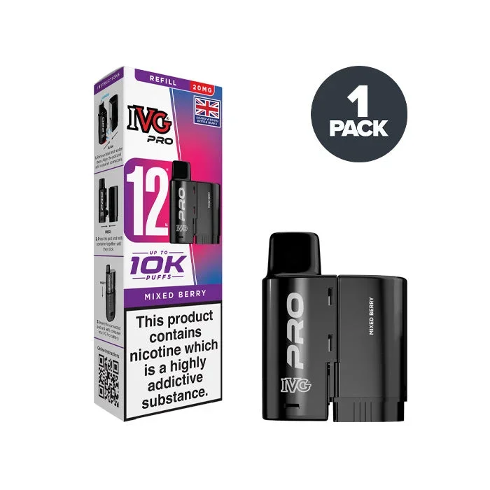 Mixed Berry IVG Pro 12 Refill Pack