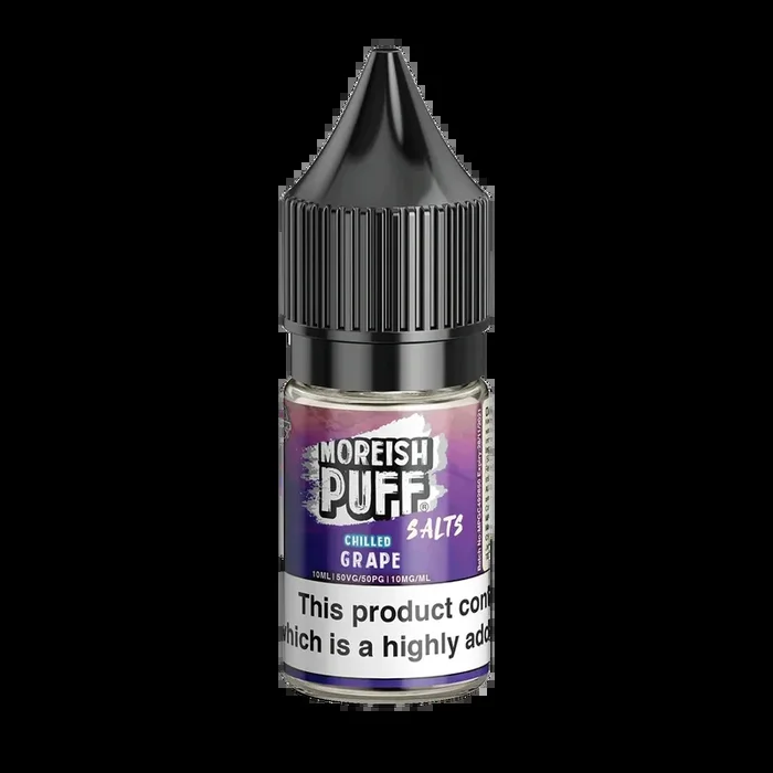Moreish Puff Grape Chilled Nic Salt – 10ml