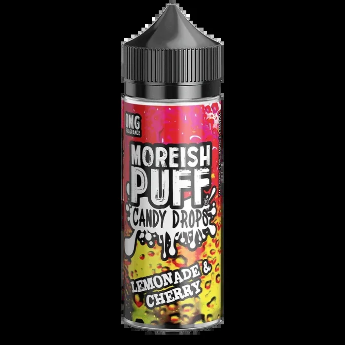 Moreish Puff -Lemonade and Cherry Candy Drops – 100ml