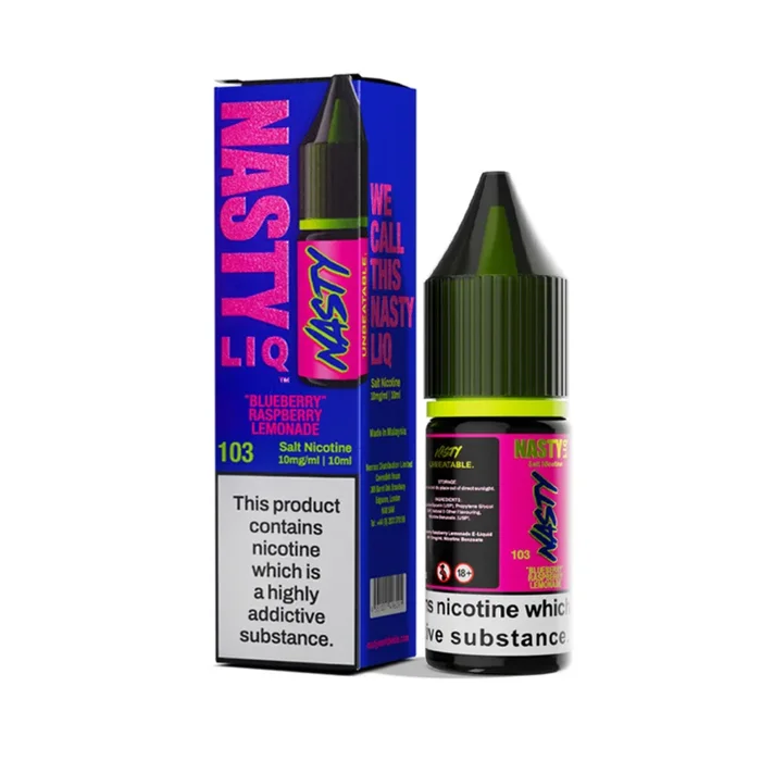 Nasty Liq Blueberry Raspberry Lemonade 10ml Nic Salt