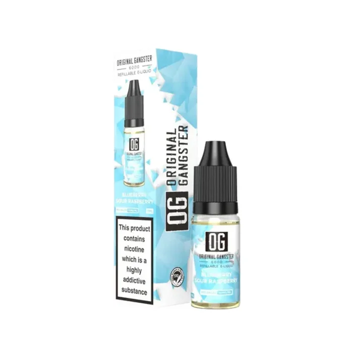 OG Original Gangster 6000 Blueberry Sour Raspberry 10ml Nic Salt E-liquid