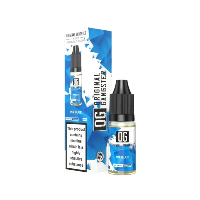 OG Original Gangster 6000 Mr Blue 10ml Nic Salt E-liquid