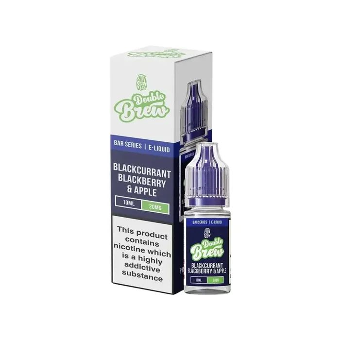 Ohm Brew Double Brew Blackcurrant Blackberry & Apple 10ml Nic Salt E-liquid