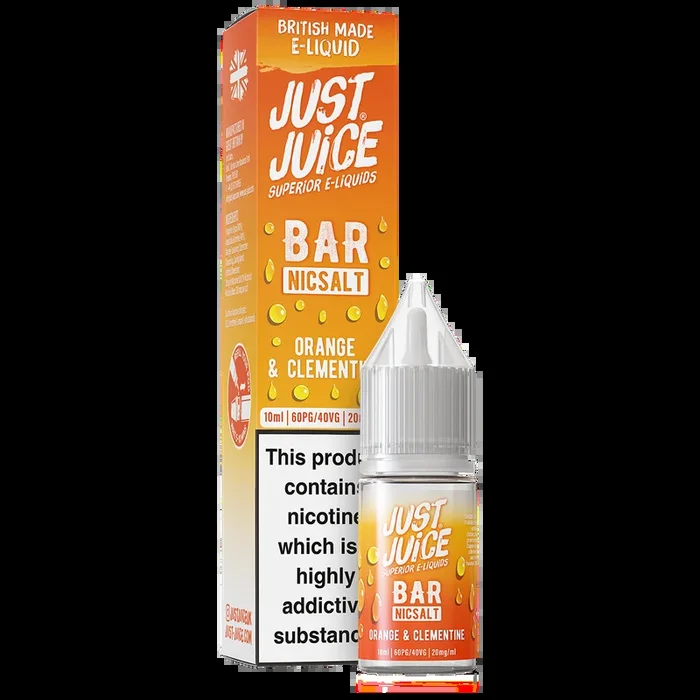 Orange & Clementine Bar Nic Salt by Just Juice 10ml