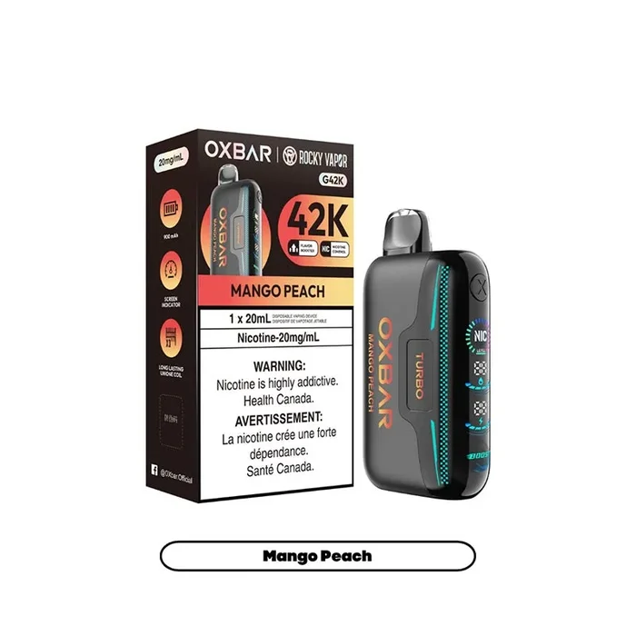 OXBAR G42K Disposable – Mango Peach (ON)