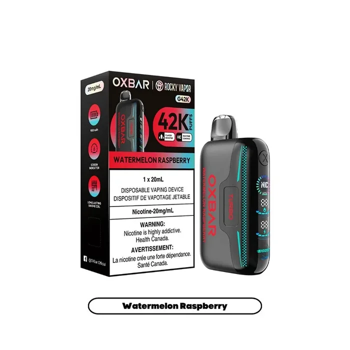 OXBAR G42K Disposable – Watermelon Raspberry (ON)