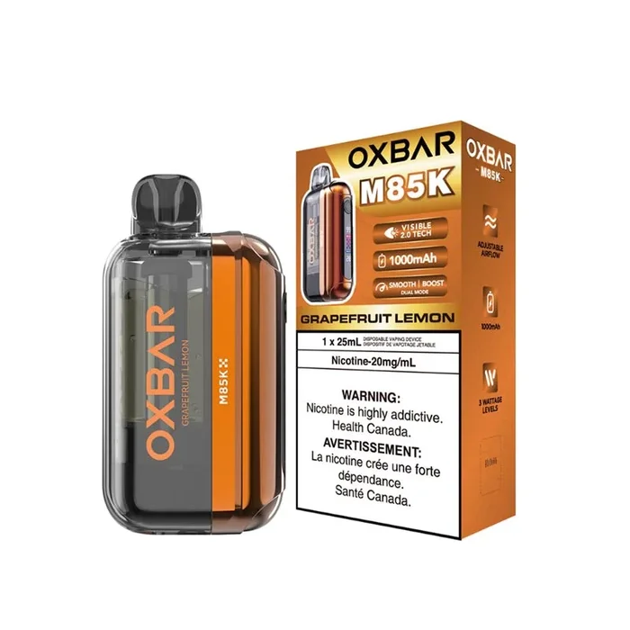 OXBAR M85K Disposable – Grapefruit Lemon