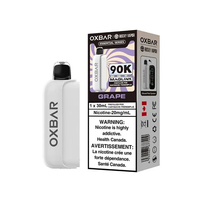 Oxbar Maglink Pre-Filled Pod – Essential Series – Grape