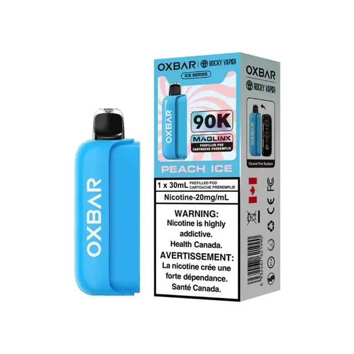 Oxbar Maglink Pre-Filled Pod – Ice Series – Peach Ice (ON)