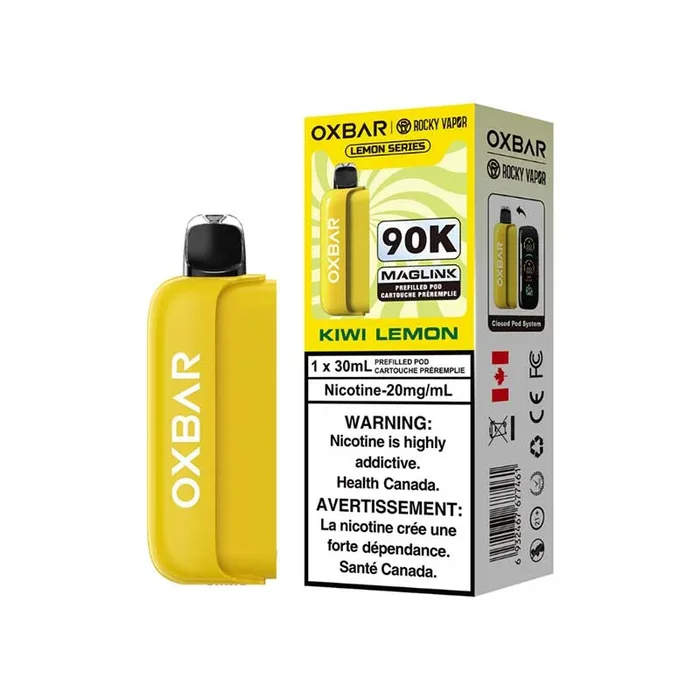Oxbar Maglink Pre-Filled Pod – Lemon Series – Kiwi Lemon (ON)