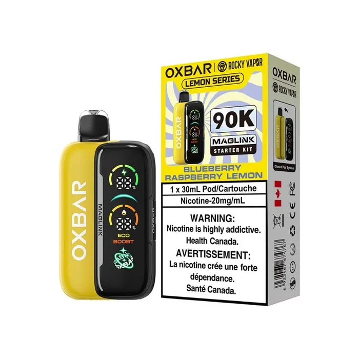 Oxbar Maglink Starter Kit – Lemon Series – Blueberry Raspberry Lemon (ON)