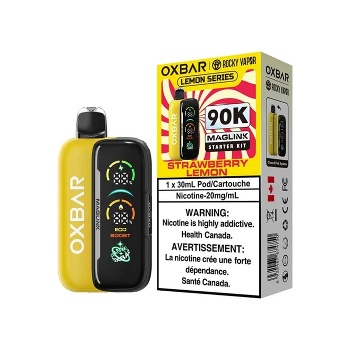 Oxbar Maglink Starter Kit – Lemon Series – Strawberry Lemon