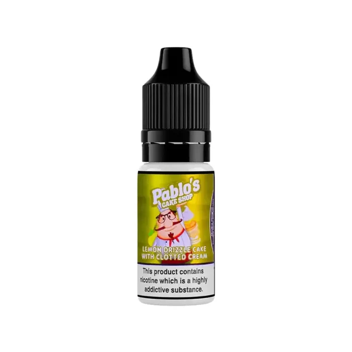 Pablo’s Cake Shop Lemon Drizzle Cake with Clotted Cream 10ml Nic Salt E-liquid