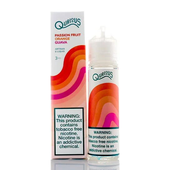 Passion Fruit Orange Guava – Qurious E-Juice (60 ml)