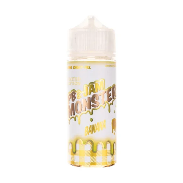 PB & Banana 100ml Shortfill E-Liquid by Jam Monster