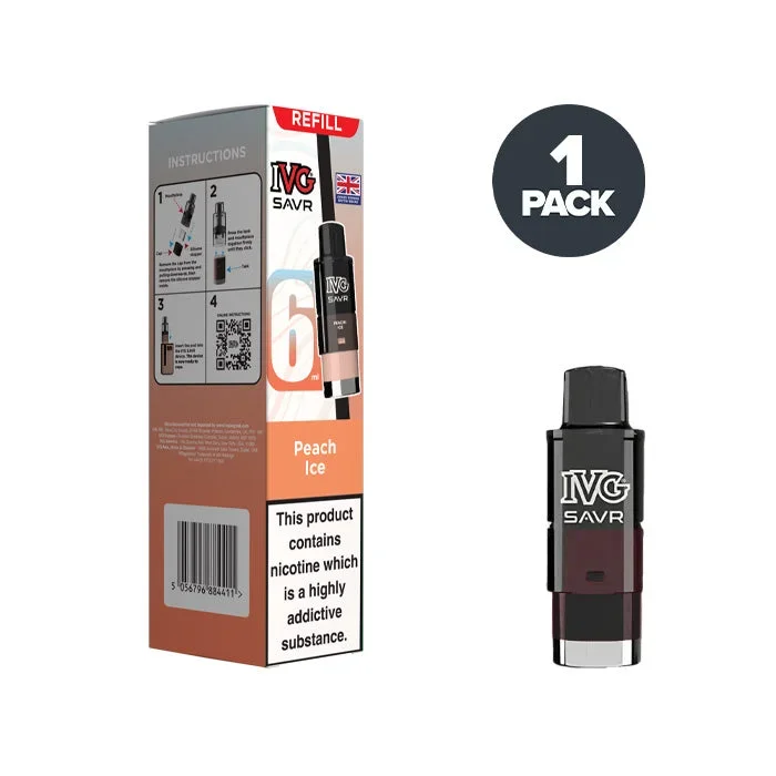 Peach Ice IVG Savr Refill Pack