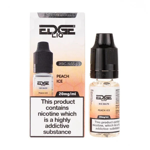 Peach Ice Nic Salt E-Liquid By EDGE Liq