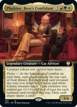 Phabine, Boss’s Confidant (Extended Art) (108) (NCC)