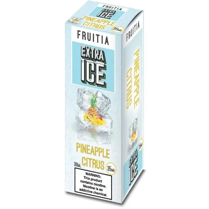 Pineapple Citrus Nicotine Salt by Fruitia Extra Ice