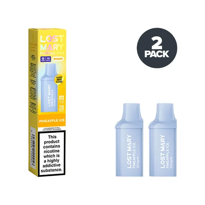 Pineapple Ice Lost Mary BM600 Prefilled Pods