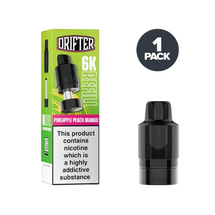Pineapple Peach Mango Drifter 6K Pre-filled Pods