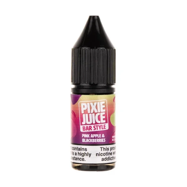 Pink Apple & Blackberries Bar Style Nic Salt E-Liquid by Pixie Juice
