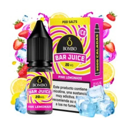 Pink Lemonade Ice 10ml (Sales de nicotina) (Bar Juice by Bombo)