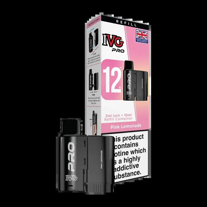 Pink Lemonade IVG Pro 12 Refill Pack