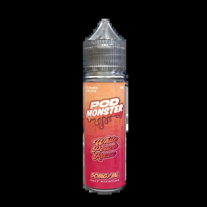 Pod Monster Salt White Peach Razz eJuice