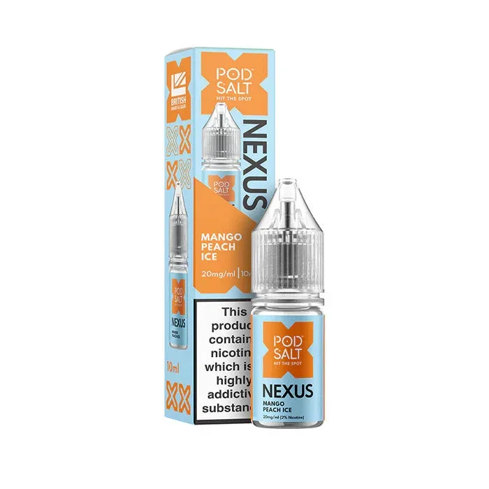 Pod Salt Nexus Mango Peach Ice 10ml Nic Salt E-liquid