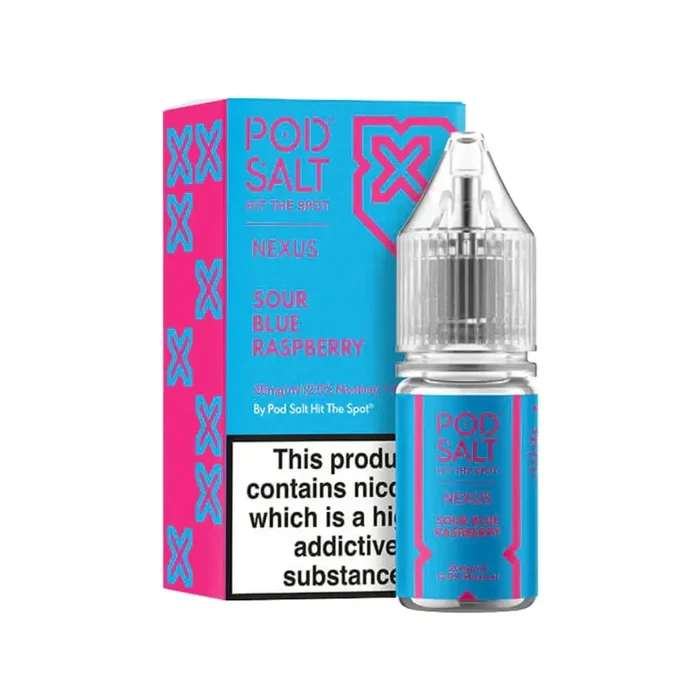 Pod Salt Nexus Sour Blue Raspberry 10ml Nic Salt E-liquid