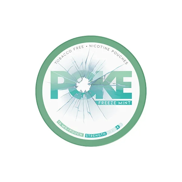 Poke – Freeze Mint Nicotine Pouches 16mg – 20 Pouches