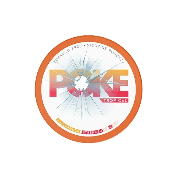 Poke – Tropical Nicotine Pouches 9mg – 20 Pouches