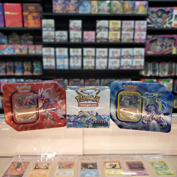 Pokémon TCG: Sword & Shield: Silver Tempest – Booster Box / Paldea Legend Tins Bundle